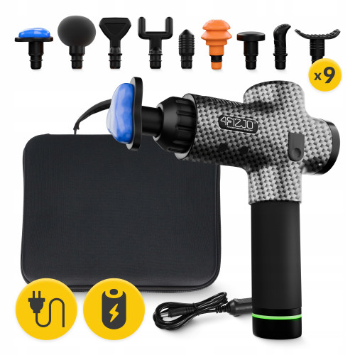 Массажер перкуссионный  4FIZJO Massage Gun Ultra Cool Edition  - фото №6